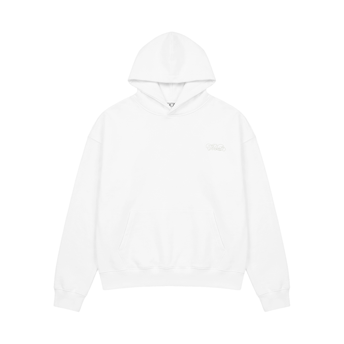 분트 메탈릭 하트 오버핏 후디 아이보리(VOONT Metallic Heart Over-Fit Hoodie (IVORY)) - 2