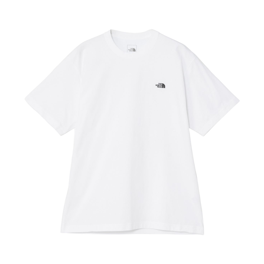 NT32536W The North Face Short Sleeve Flash Dry Nuptse Cotton T-Shirt White
