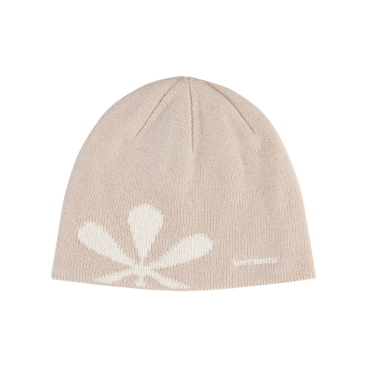 메르몽 플라워 캐시미어 비니 샌드 베이지(Mermont Flower Cashmere Beanie Sand Beige)