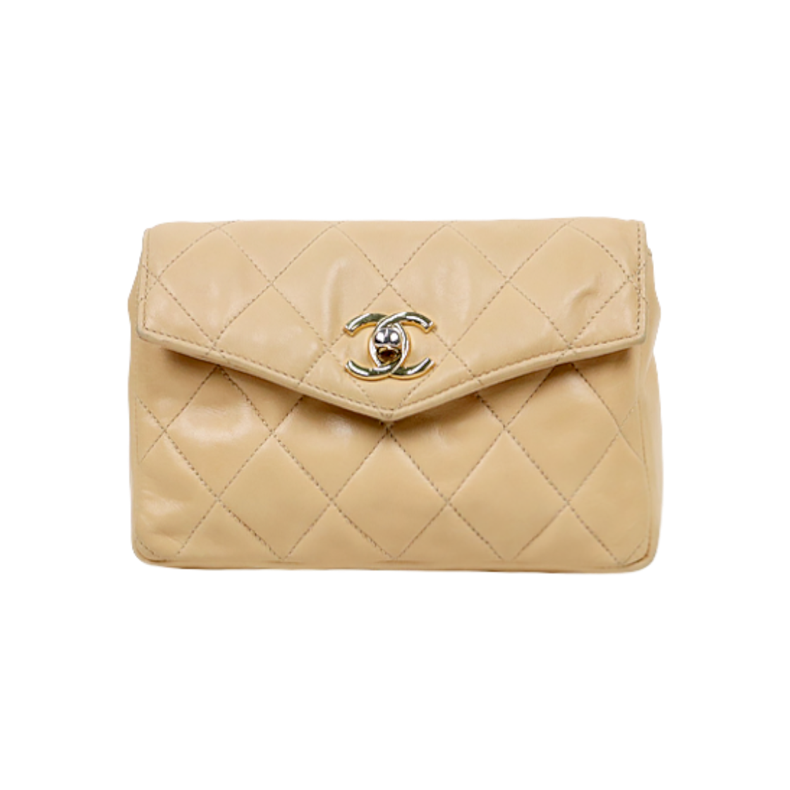 샤넬 베이지 램스킨 벨트백 A-A62851(Chanel Beige Lambskin Belt Bag A-A62851)