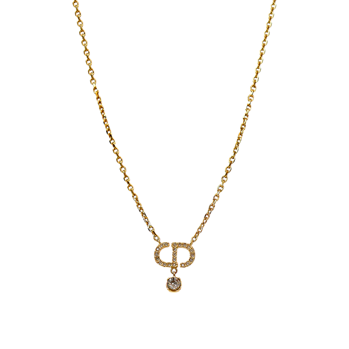 ITJI7WDI2JES Dior Petit CD Gold Necklace A-B63991