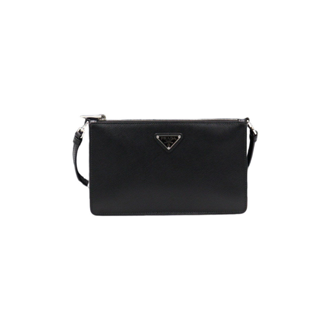 ITNFJLPK3VVC Prada Black Saffiano Leather Mini Shoulder Bag 1BC155