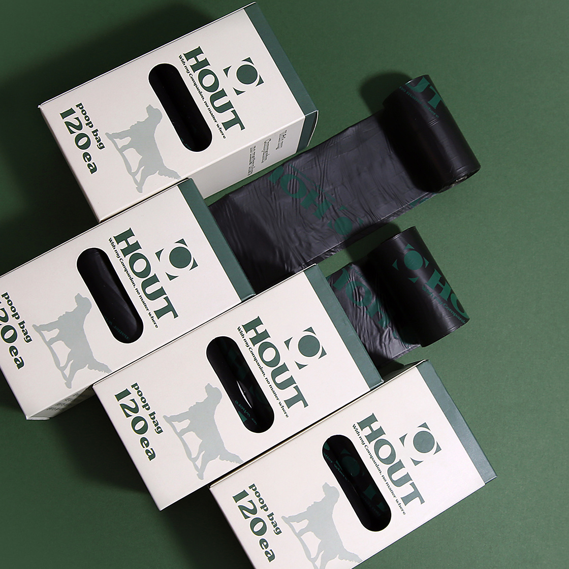 하웃 이지 오픈 풉백 120매(HOUT Easy open poopbag 120ea) - 4
