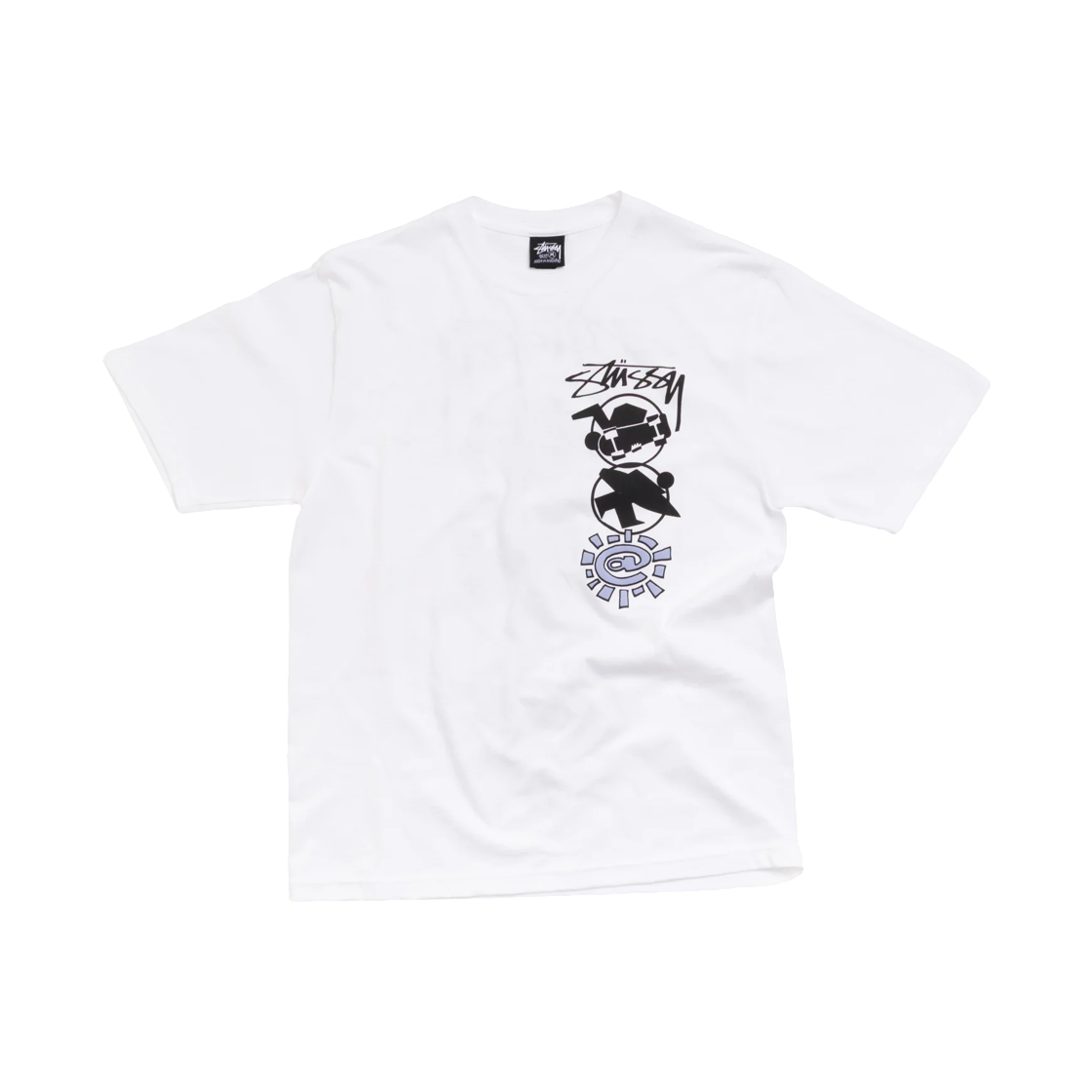 스투시 x 올웨이즈 두 왓 유 슈드 두 스택 티셔츠 화이트(Stussy x Always Do What You Should Do Stack T-Shirt White) - 2