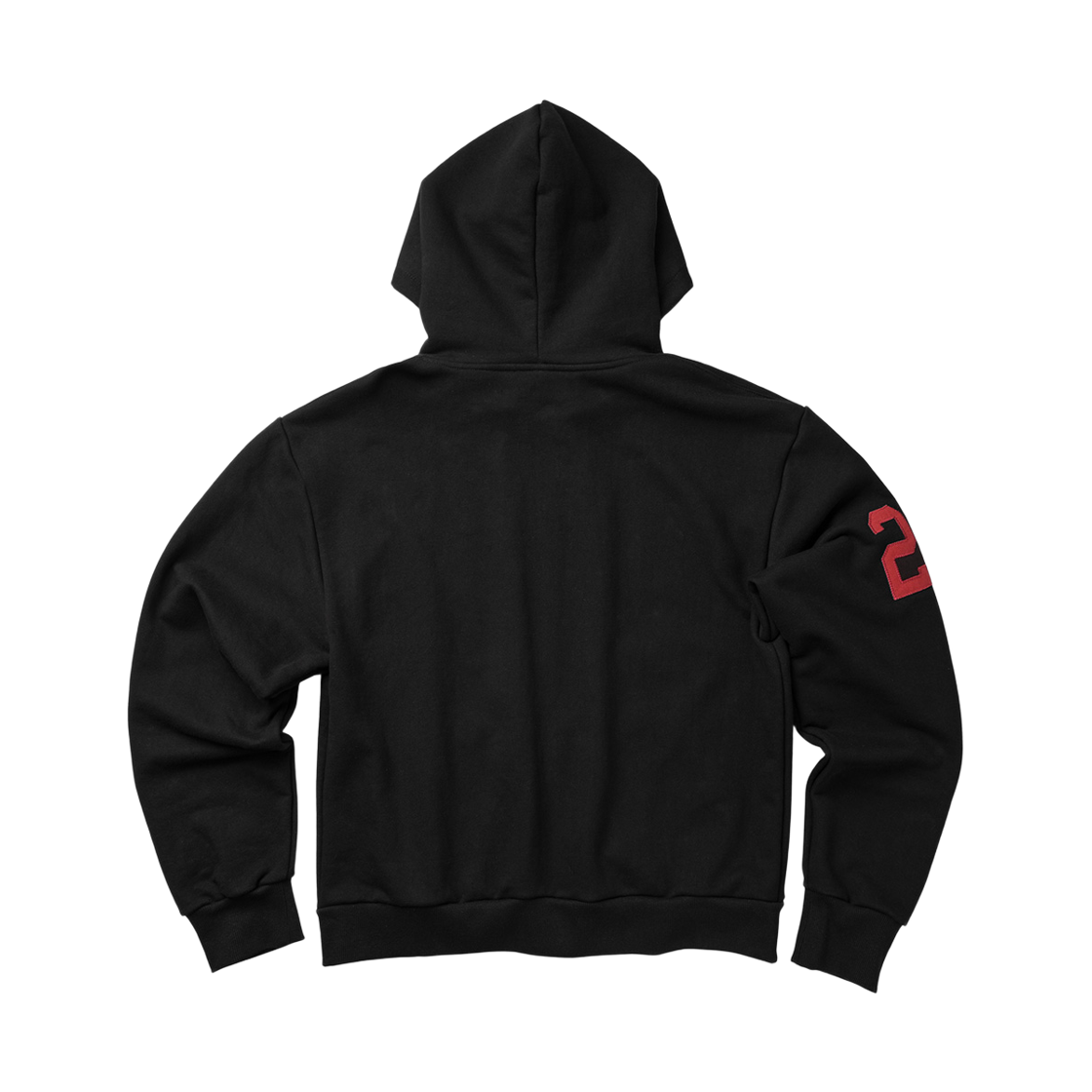 노디 스텝 온 스타 후드 집업 블랙(NODI Step On Star Hood zip up black) - 2