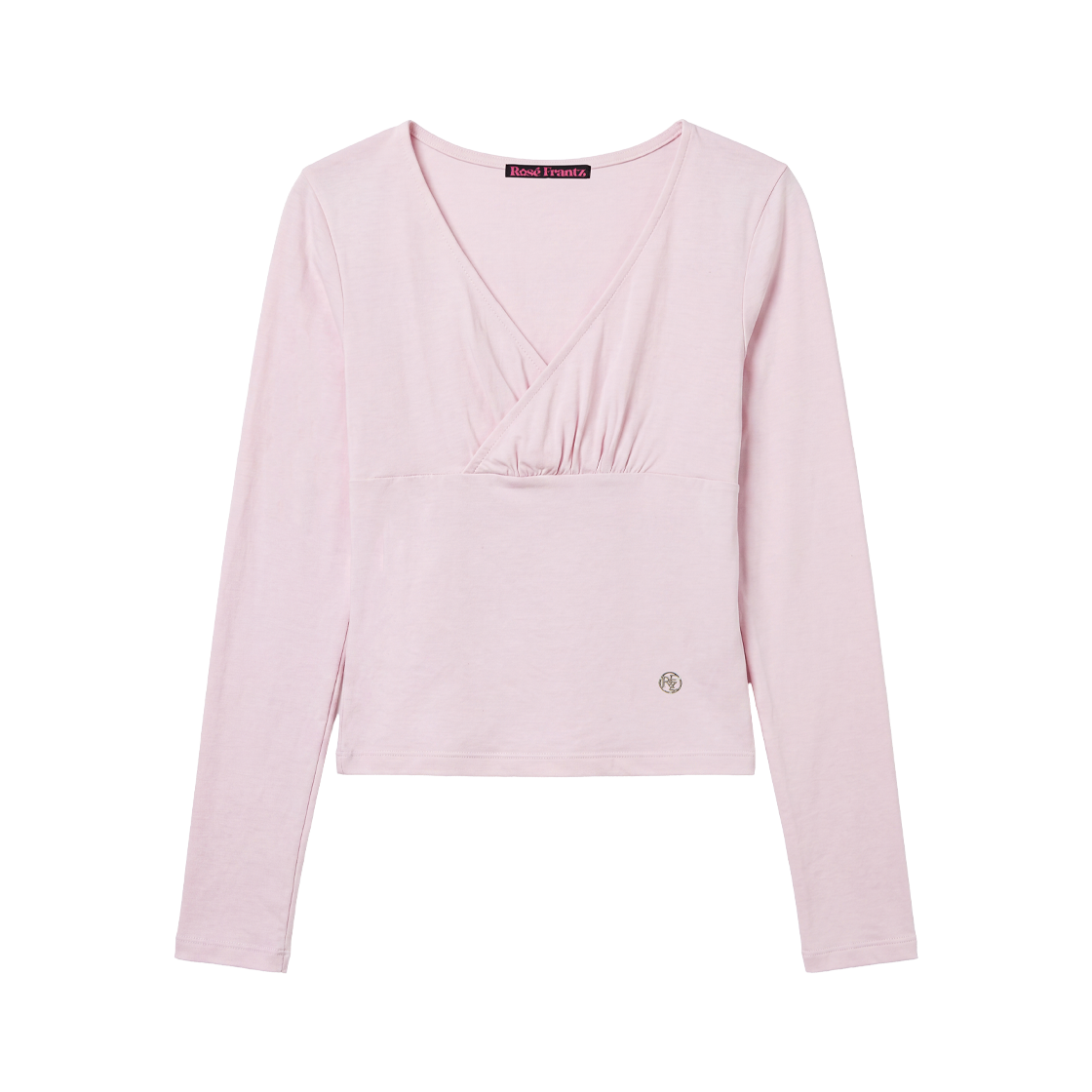 RS26FLS103PNK Rosefrantz Wrap V-neck Long Sleeve [Pink]