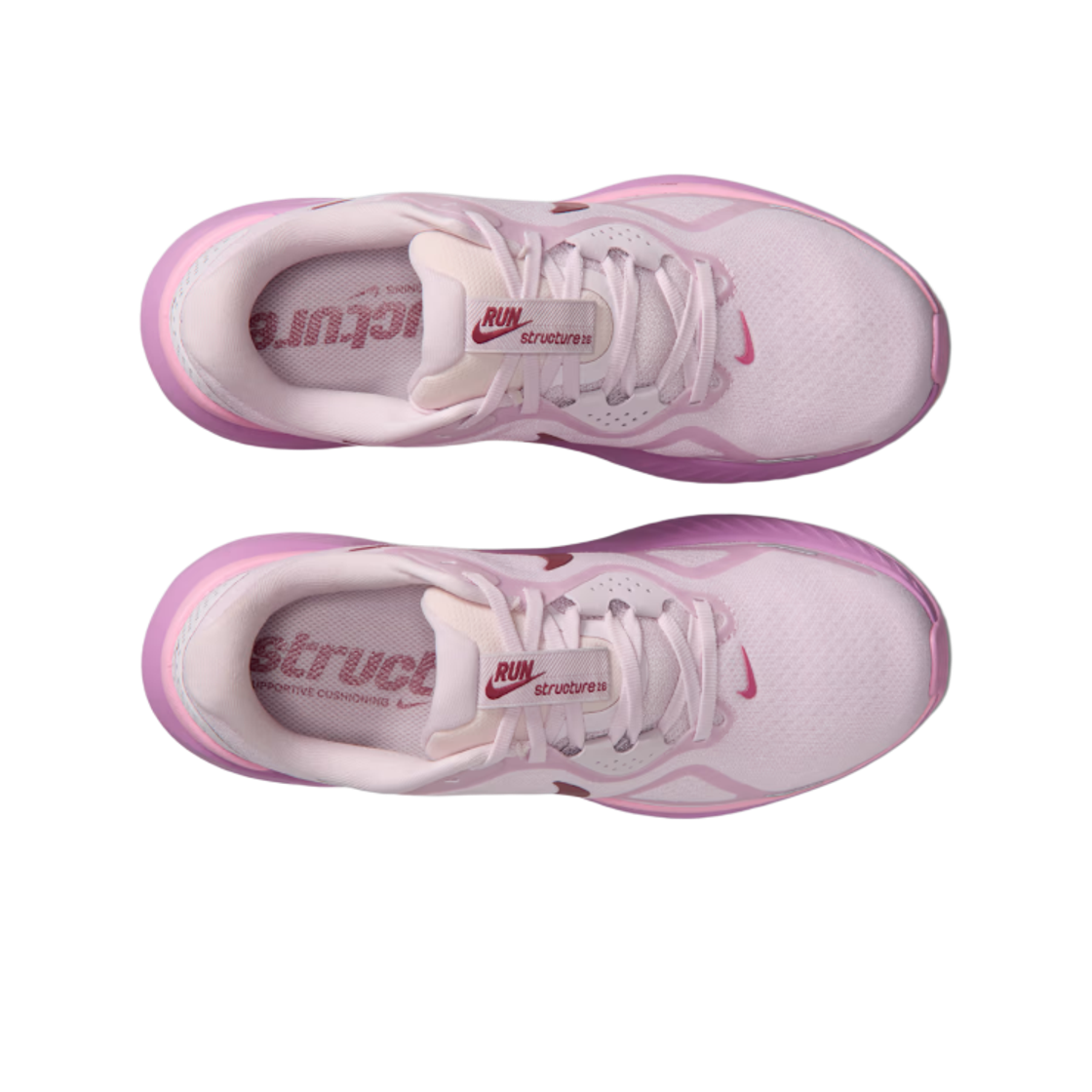 (W) 나이키 스트럭처 26 블리치드 라일락 핑크 라이즈((W) Nike Structure 26 Bleached Lilac Pink Rise) - 2
