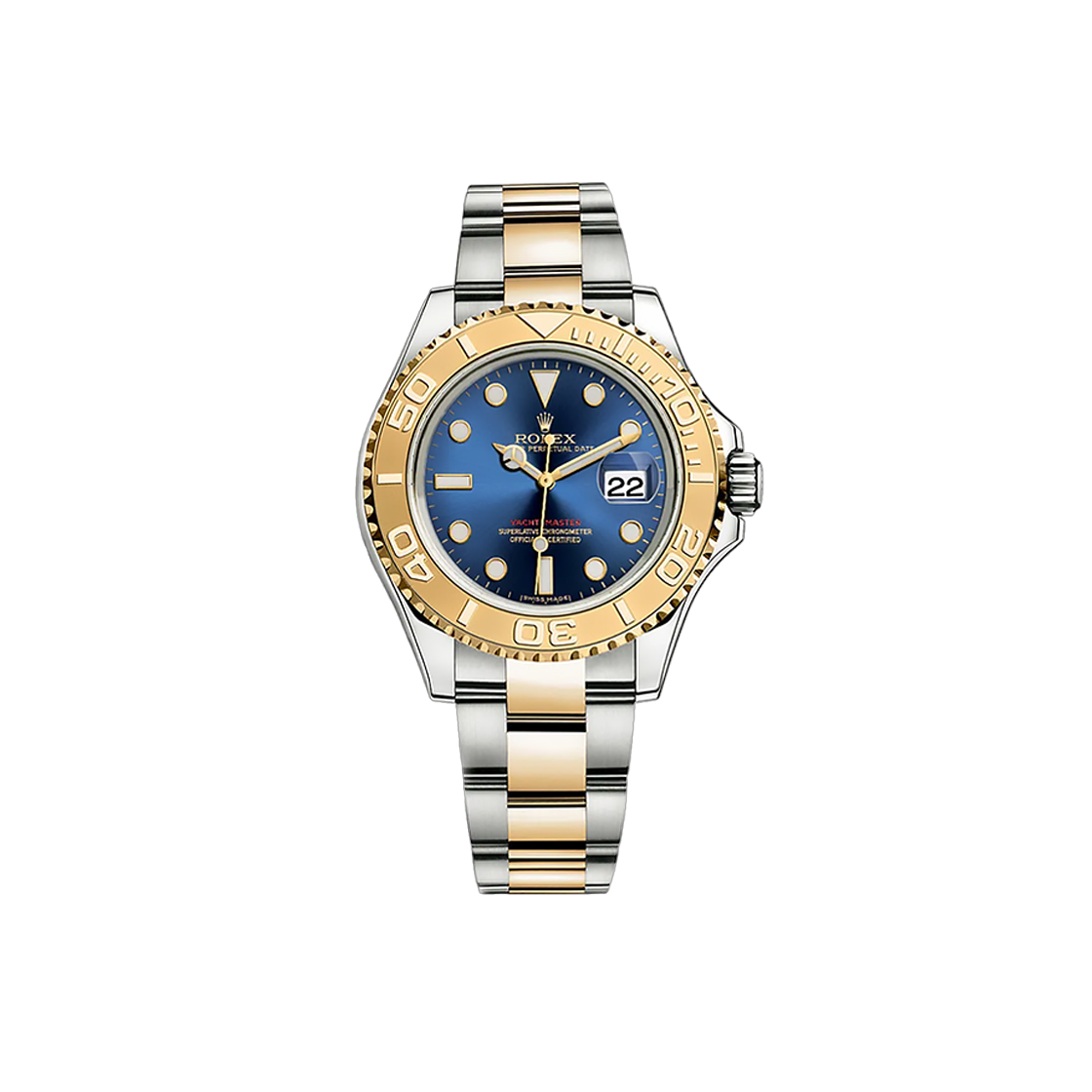 IT5R7VBN5679 Rolex Yacht-Master 40 - 16623 Blue Dial + Dot Oyster No. 8169