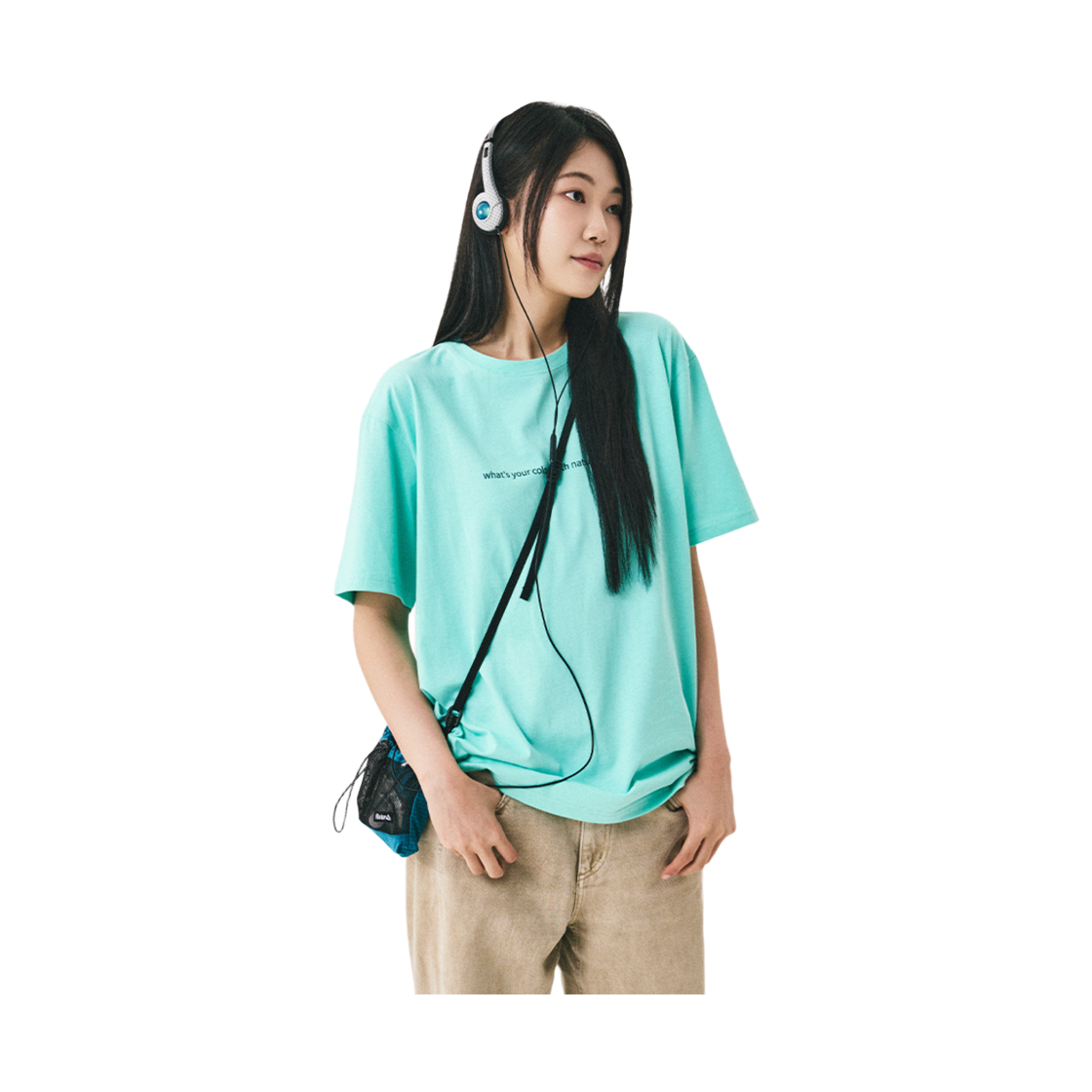 하이산 슬로건 티셔츠 오버핏 바이올렛(Heisan Slogan T-shirt oversized fit - Violet) - 3
