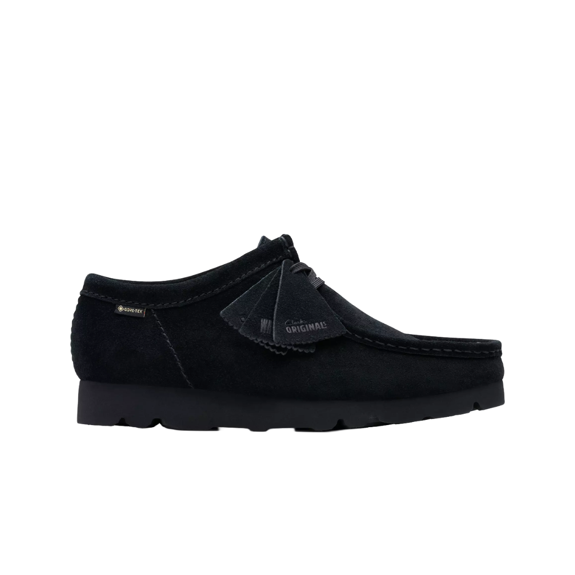 KM6DSOBCL01BK Clarks Wallabee GTX Black Suede - 26FW
