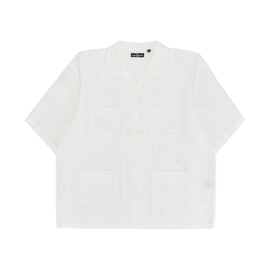GU x 엔지니어드 가먼츠 쿠반 셔츠 5/8 슬리브 오프 화이트(GU x Engineered Garments Cuban Shirt 5/8 Sleeve Off White)