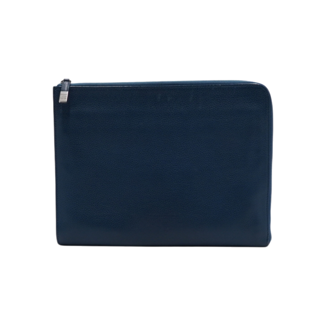 ITGMT6SSUAM9 Dior Homme Blue Leather Medium Pouch Clutch Bag AA66218