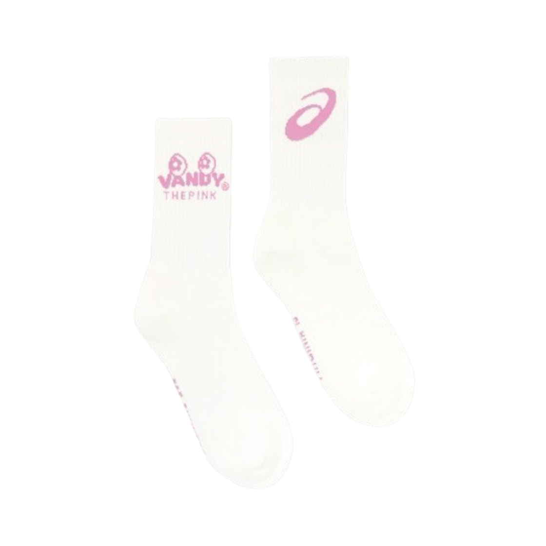 반디 더 핑크 x 아식스 삭스 핑크 - 서울 팝업 한정(Vandy The Pink x Asics Socks Pink - Seoul Pop-Up Exclusive)