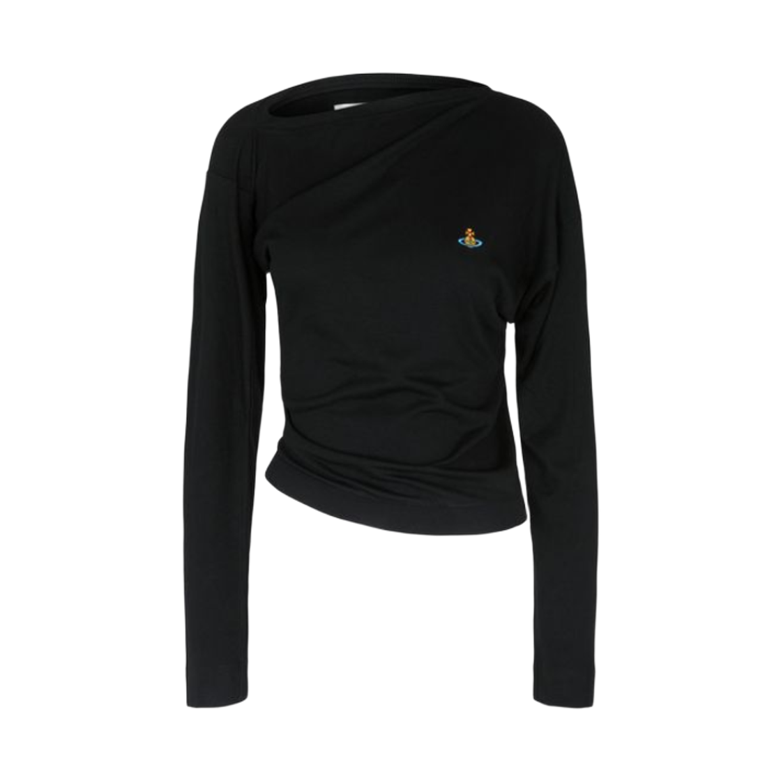 3G01003Y-J00BO-N401 (W) Vivienne Westwood Long Sleeve Top Black