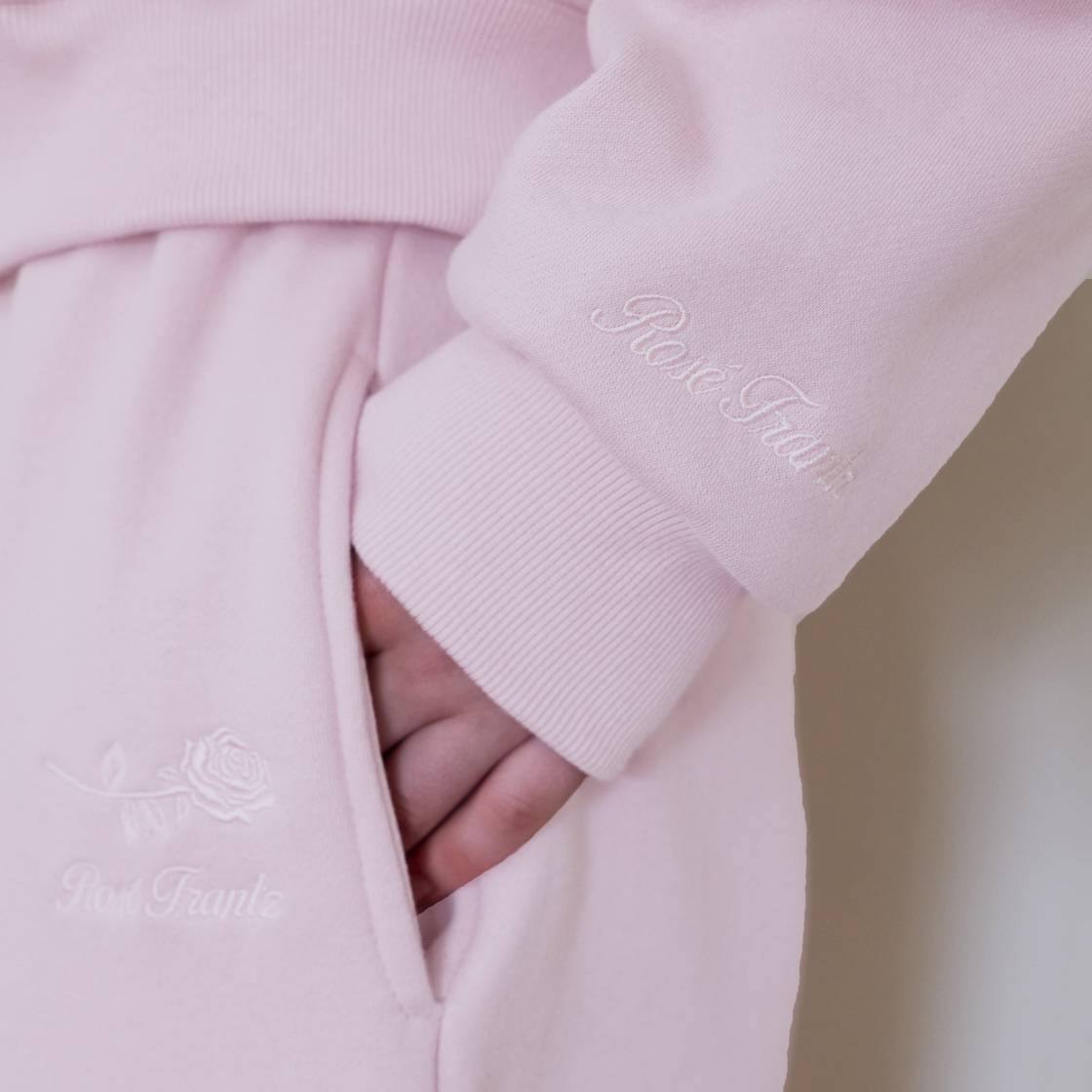 로제프란츠 로즈 자수 후드 집업 [핑크](Rosefrantz Rose Embroidery Hood Zip-up [Pink]) - 6