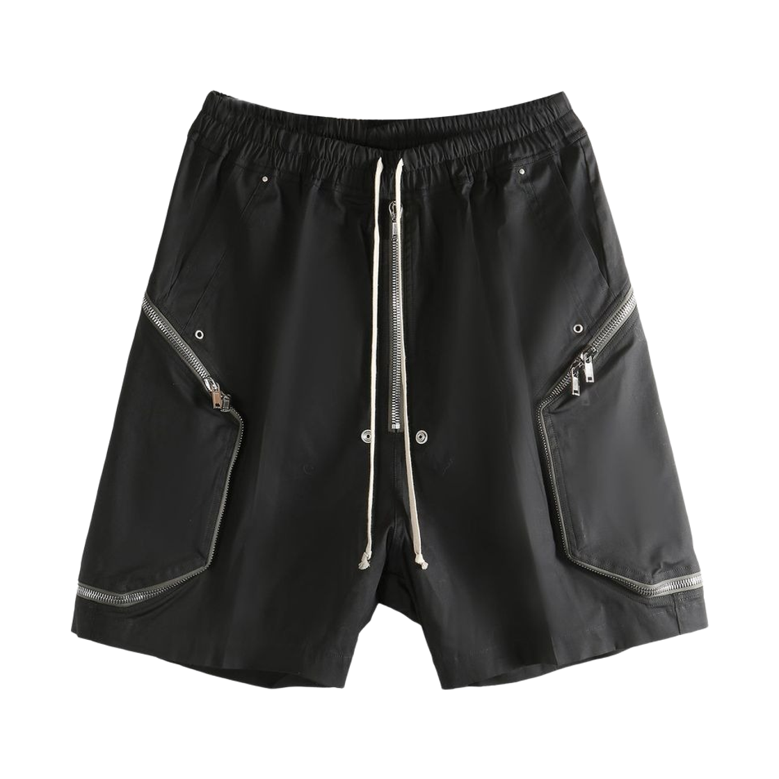 RU01F2376-TE-09 Rick Owens Heizer Bela Shorts Black
