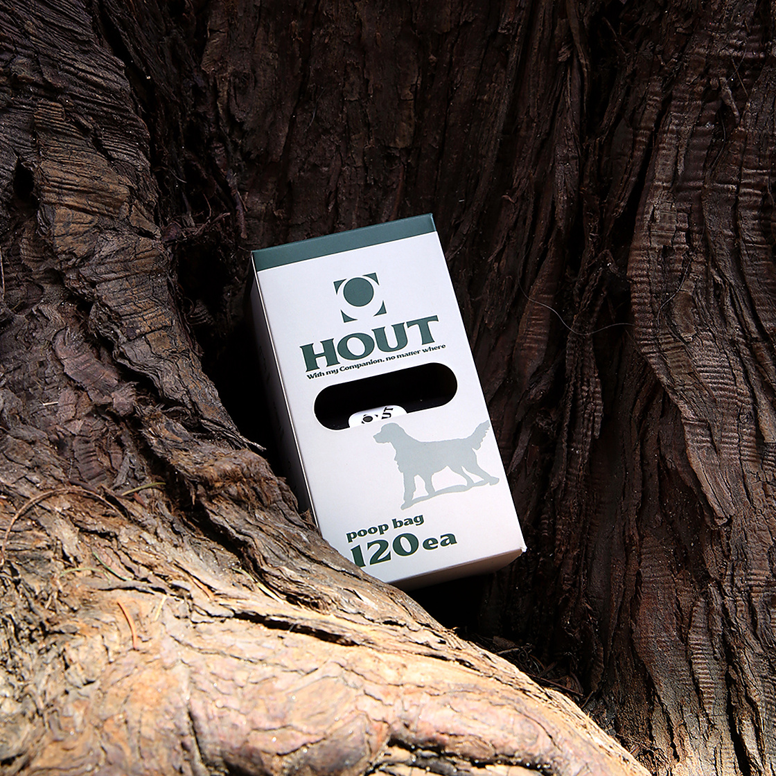 하웃 이지 오픈 풉백 120매(HOUT Easy open poopbag 120ea) - 3