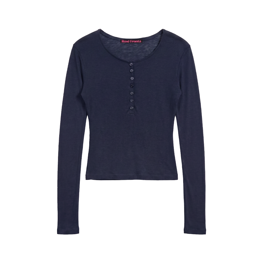 RS26FLS101NVY Rosefrantz Henley Neck Layered Long Sleeve [Navy]