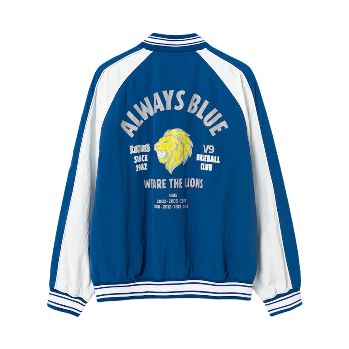 삼성 라이온즈 x 에잇세컨즈 아카이브 바시티 점퍼 블루(Samsung Lions x 8seconds Archive Varsity Jumper Blue)