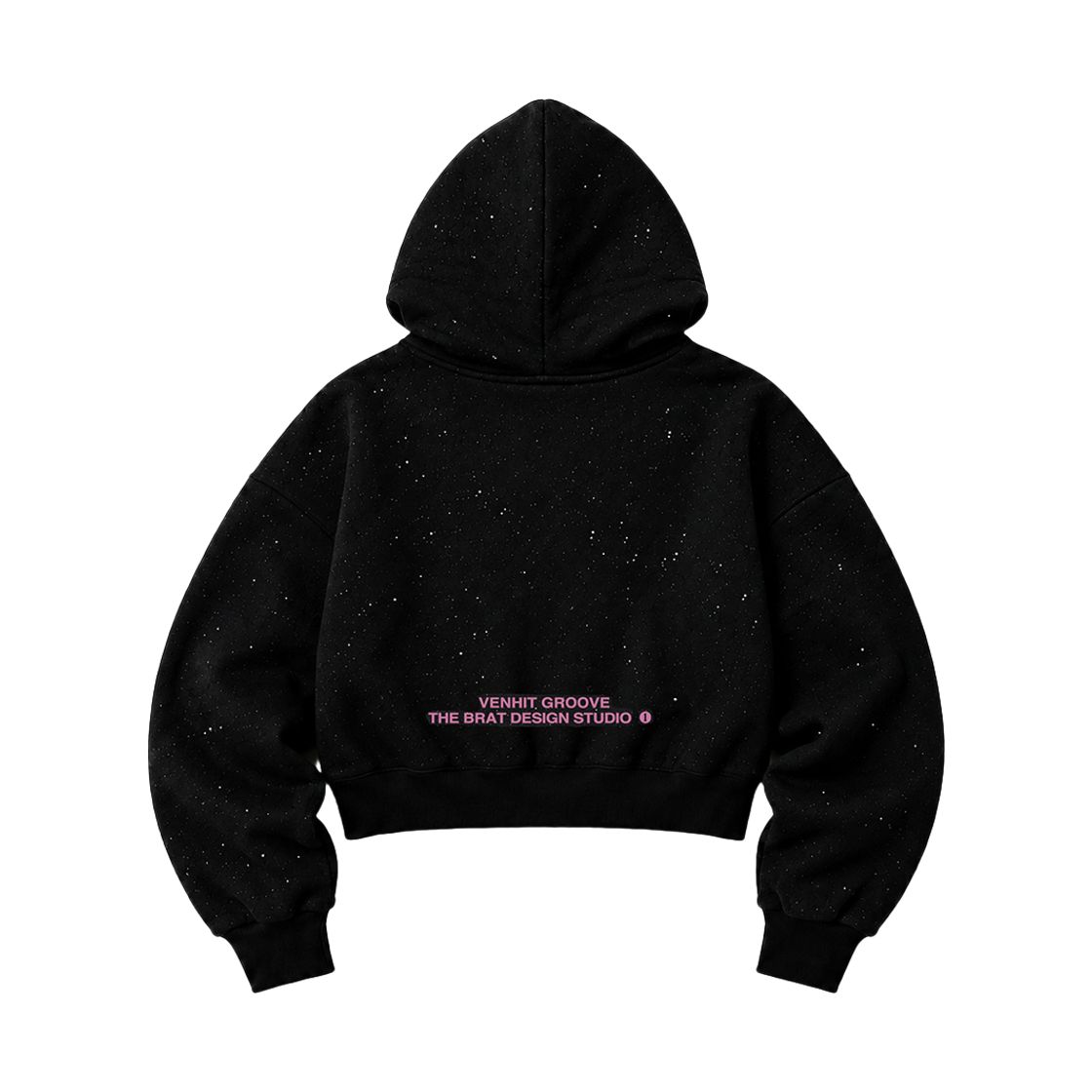 벤힛 VC 시그니처 핫픽스 후드집업 블랙(venhit VC Signature Hotfix Zip-Up Hoodie Black) - 2