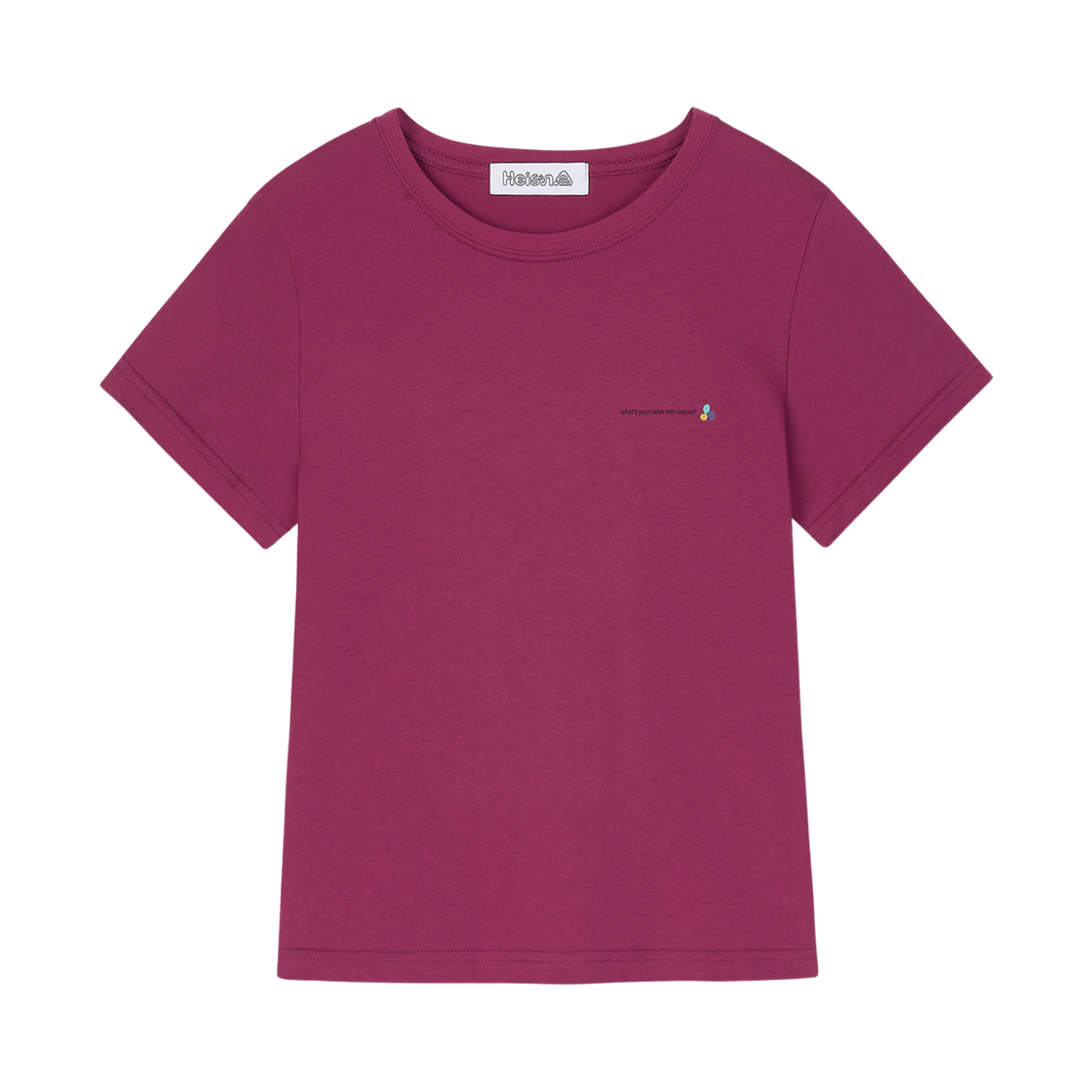 HIS26SS002TBORA Heisan Mini Slogan T-shirt - Bora