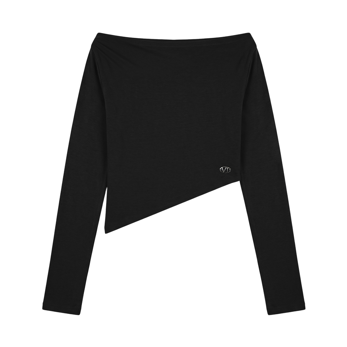 VT26FLS103BLK VOONT Slouchy Off-Shoulder Long Sleeve (BLACK)