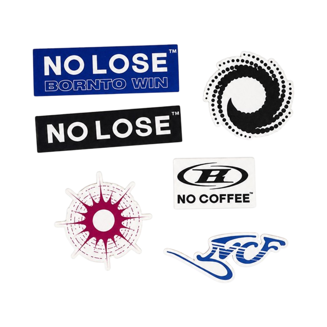 본투윈 x 노커피 스티커 팩(BORN TO WIN x NOCOFFEE Sticker Pack) - 1