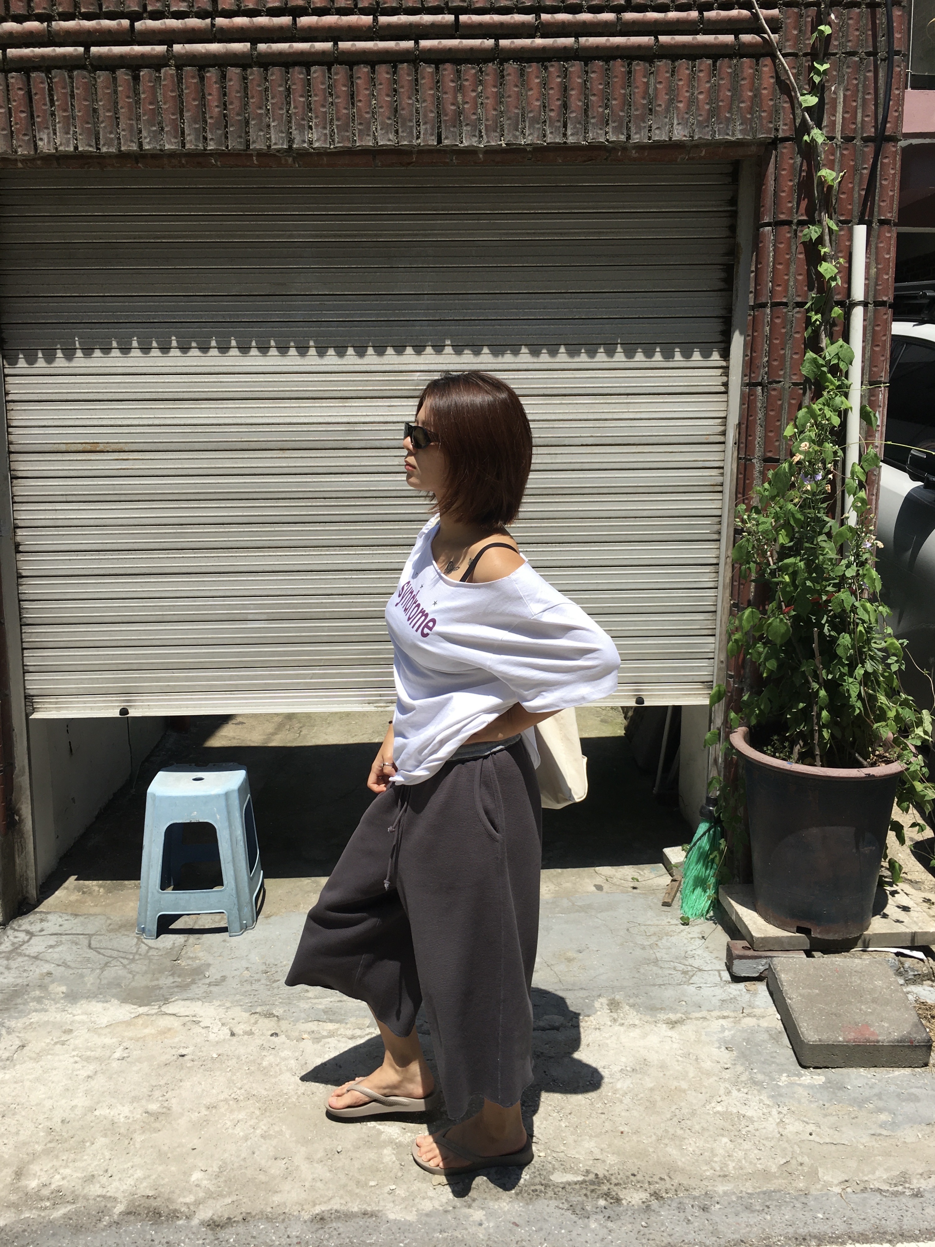 Ray-Ban DADDY-O II Polished Black Frame Green Classic G-15 Lenses, COYSEIO 038 Waffle Capri Pants Charcoal 착용 스타일
