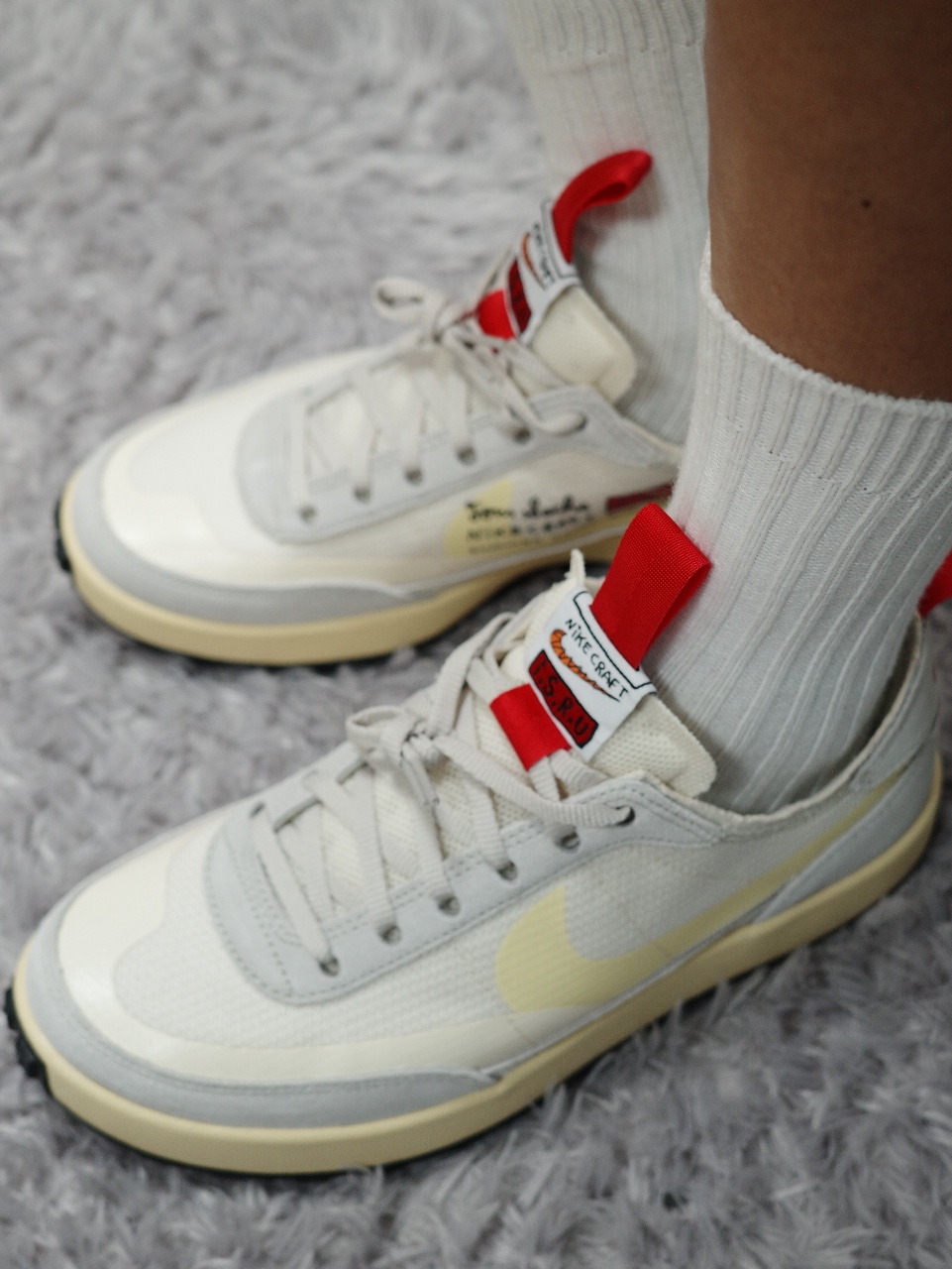 Nike x Tom Sachs General Purpose Shoe Grey Yellow 착용 스타일 - 2