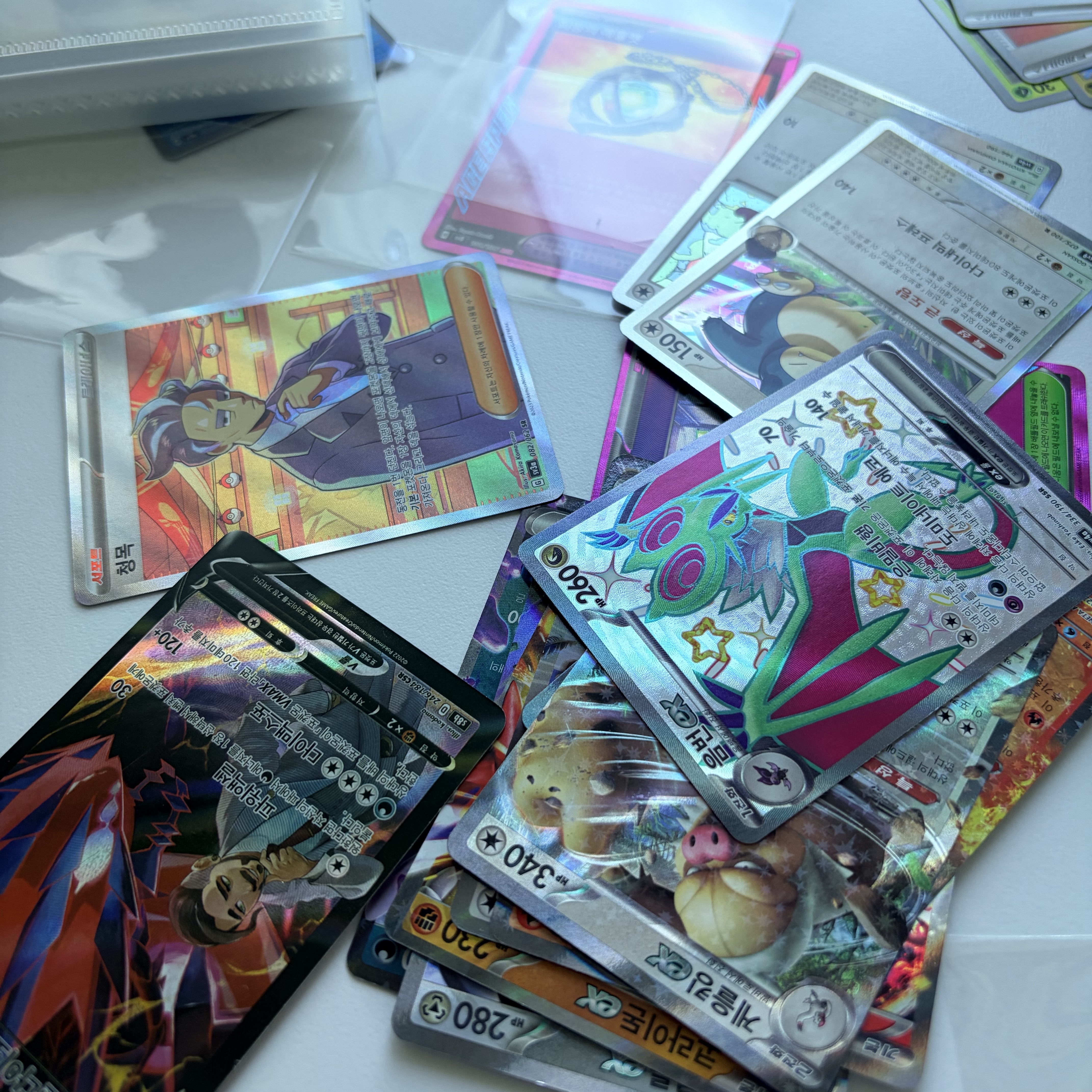 Pokemon TCG Scarlet & Violet High Class Pack Terastal Festival EX Box (Pack of 10/Korean Ver.) 착용 스타일