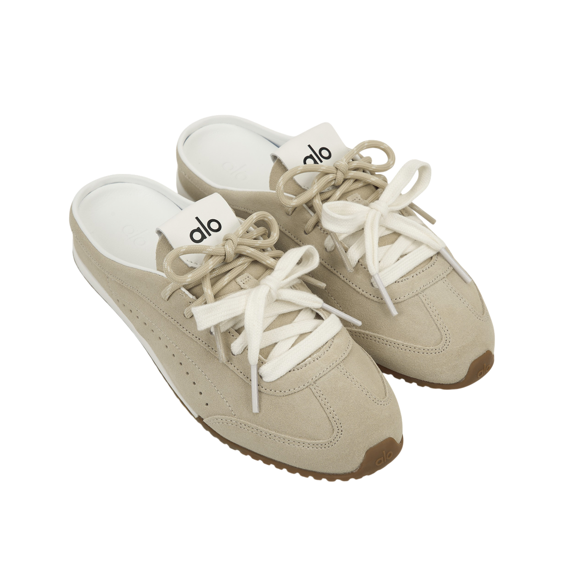 (W) 알로 요가 알로 선셋 스니커즈 뮬 샌드스톤((W) Alo Yoga Alo Sunset Sneaker Mule Sandstone) - 4
