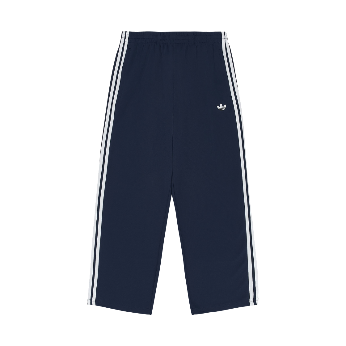 아디다스 아디컬러 루즈 트랙 팬츠 나이트 인디고 화이트 - KR 사이즈(Adidas Adicolor Loose Track Pants Night Indigo White - KR Sizing)