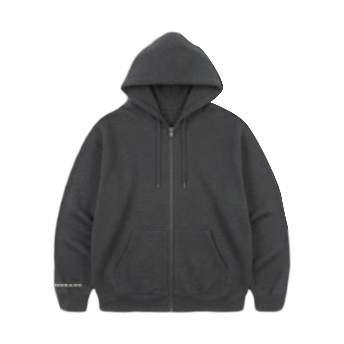 빅뱅 20주년 기념 미디어 전시회 집업 후드 피아노 차콜(Bigbang 20th Anniversary Media Exhibition Zip-Up Hoodie Piano Charcoal) - 2