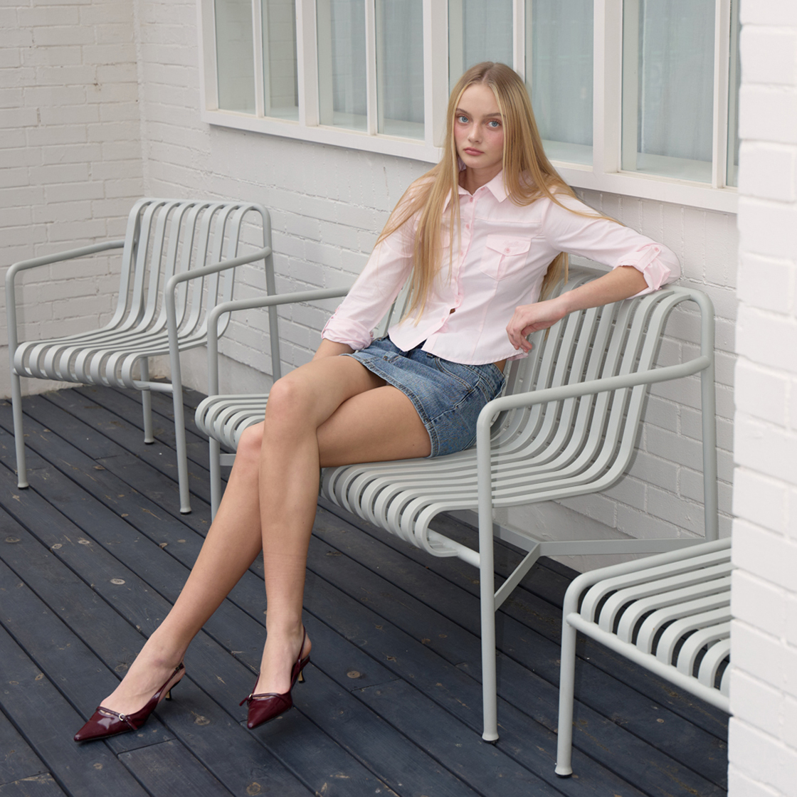 로제프란츠 포켓 롤업 셔츠 [핑크](Rosefrantz Pocket Roll-up shirt [Pink]) - 4