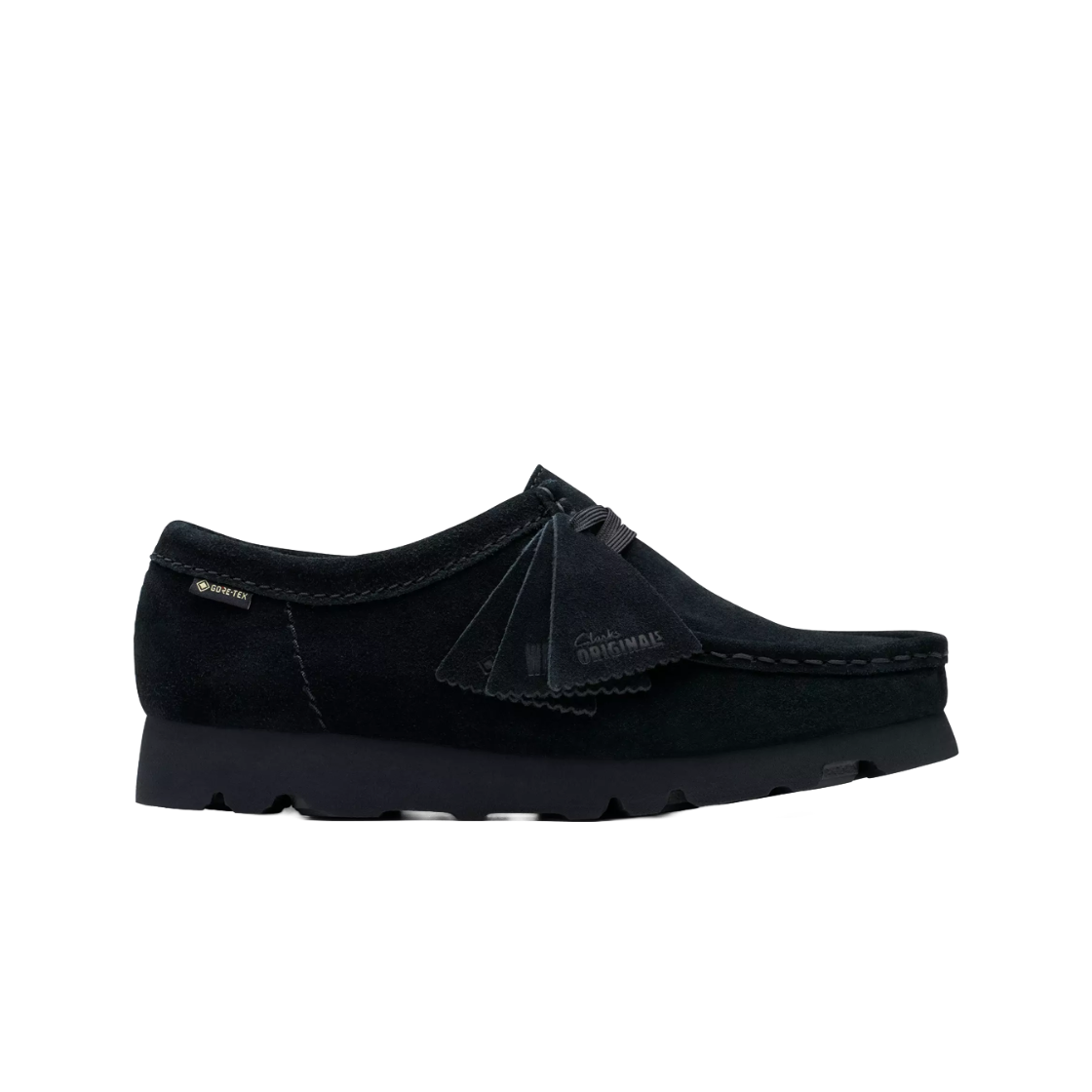 KW6DSOBCL03BK Clarks Women Wallabee GTX Black Suede - 26FW