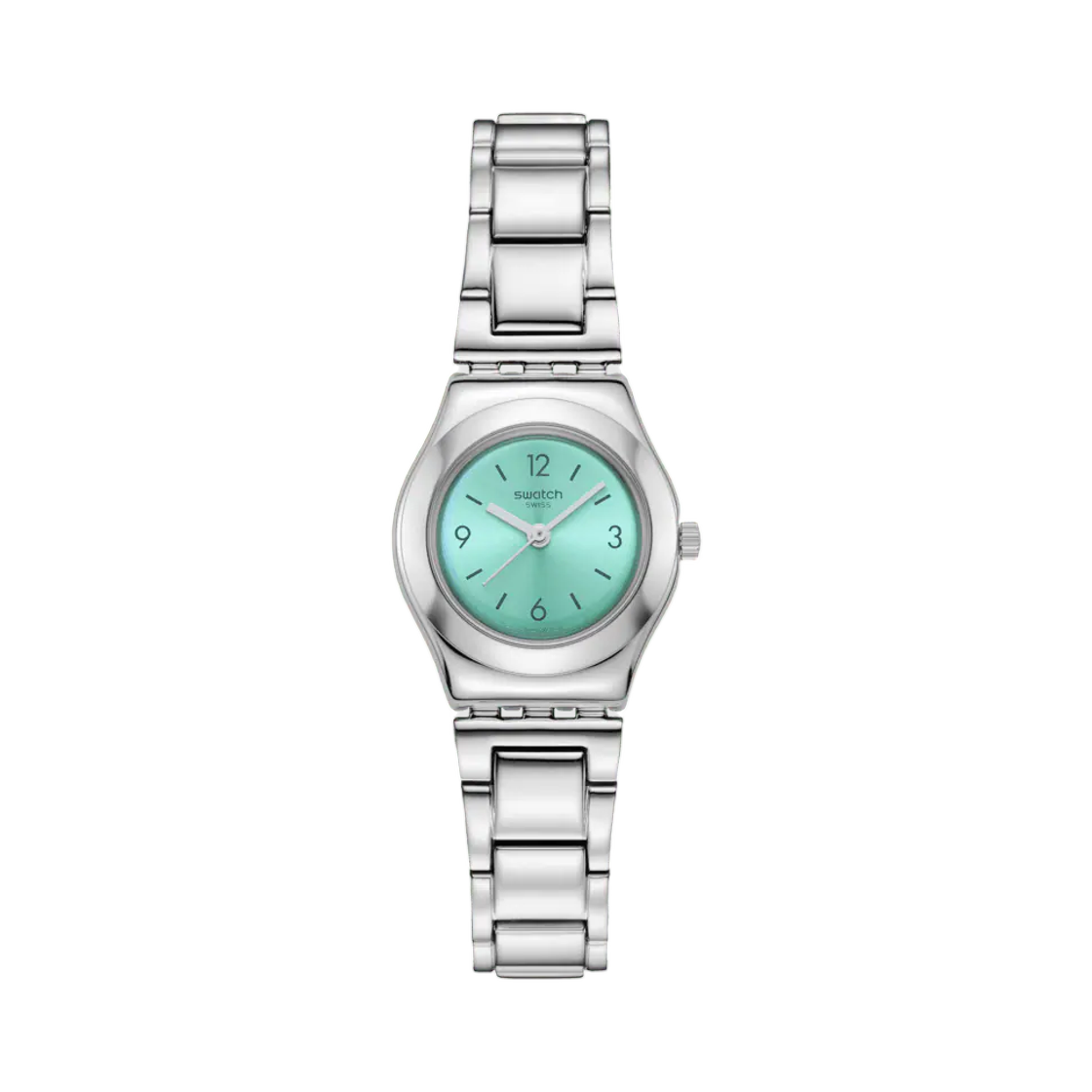 YSS353G Swatch Alla Menta 25mm Quartz Silver Blue