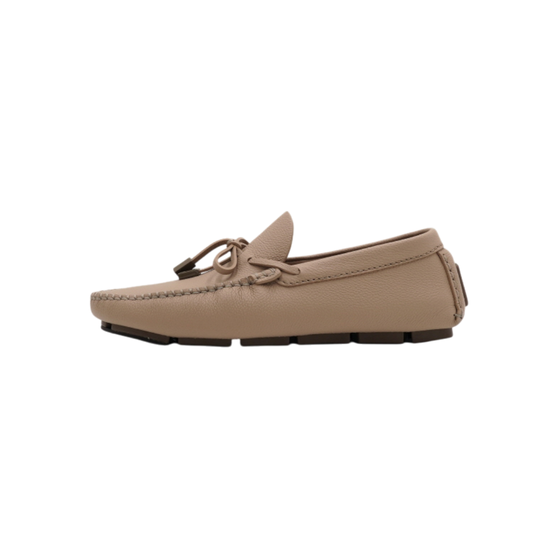 ITOU5DMP9GSR Louis Vuitton Brown Leather Driver Moccasins AA56676