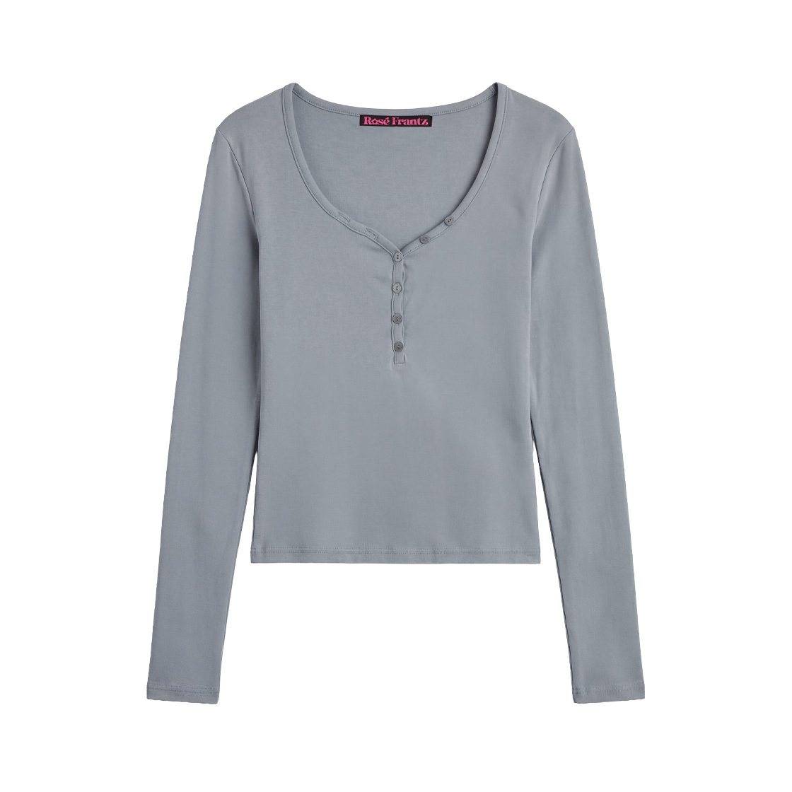 RS26FLS105BLU Rosefrantz Basic V-neck Long Sleeve [Blue]