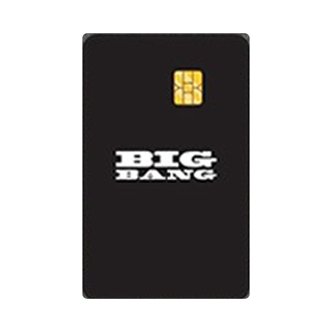 - Bigbang 20th Anniversary Media Exhibition Card Cover Sticker Bigbang Black