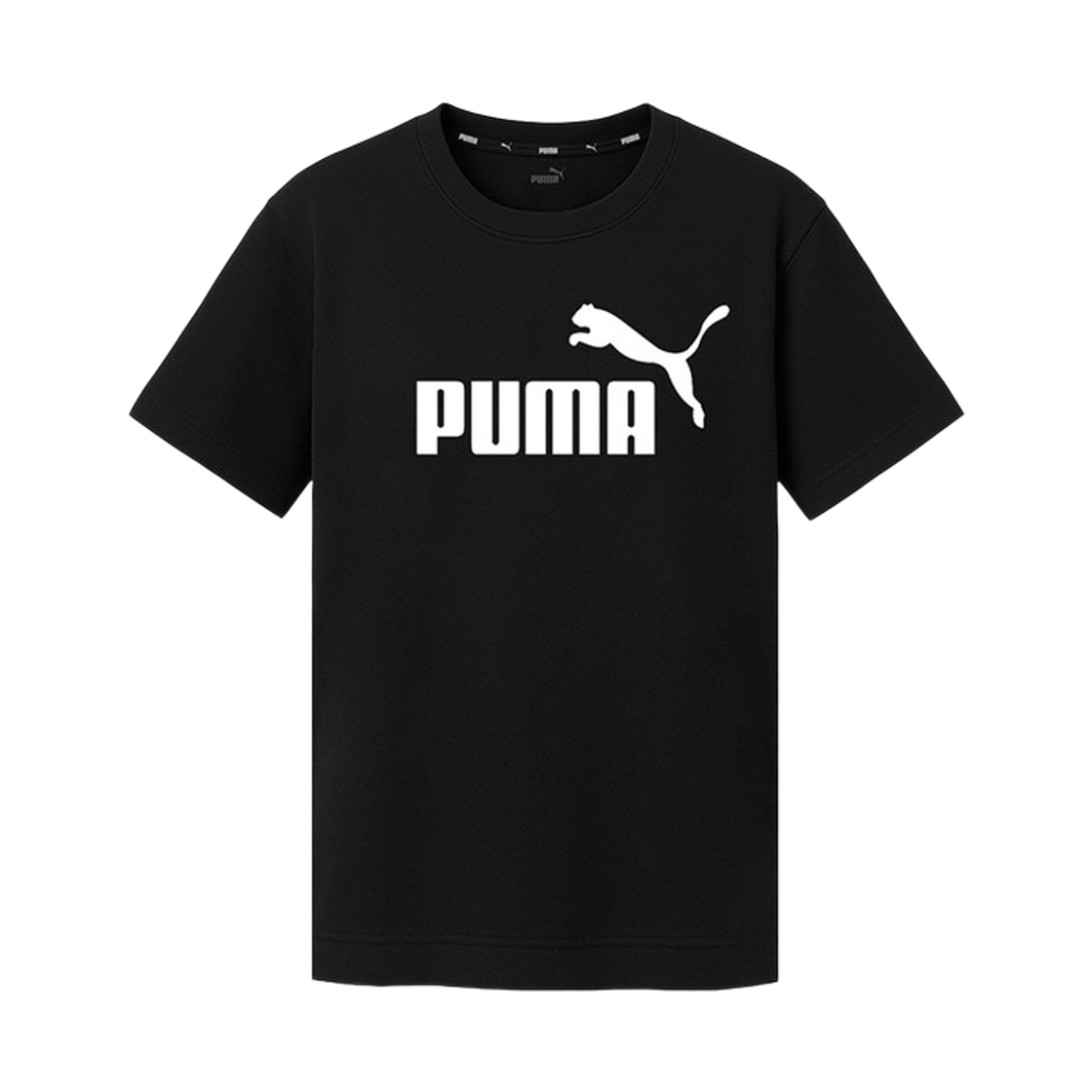 586960-01 (Kids) Puma Essentials Logo T-Shirt Black