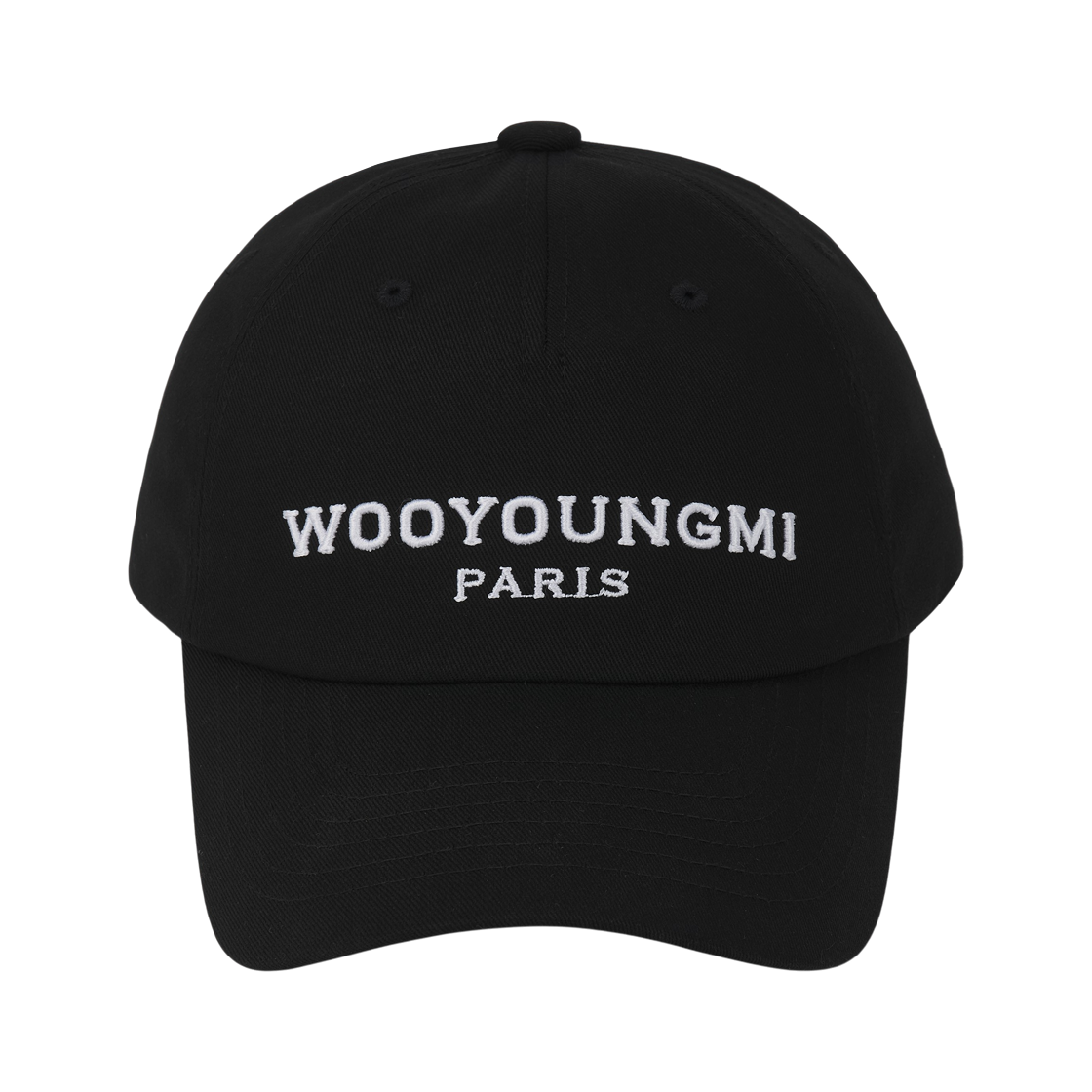 우영미 자수 볼캡 블랙 - 26FW(Wooyoungmi Embroidered Ball Cap Black - 26FW) - 2