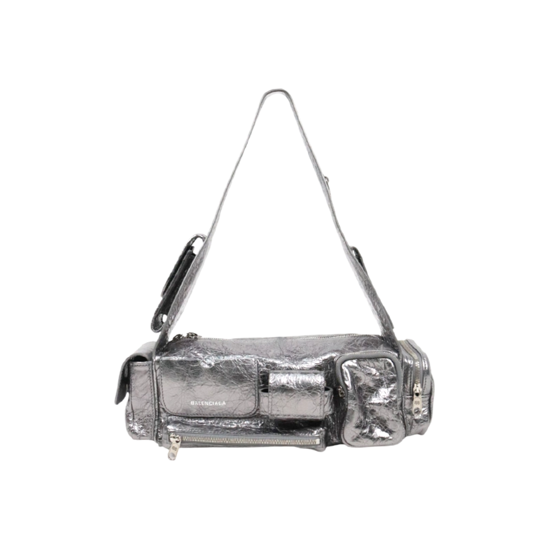 발렌시아가 실버 수퍼비지 XS 숄더백 D-A65236(Balenciaga Silver Super Vivid XS Shoulder Bag D-A65236)
