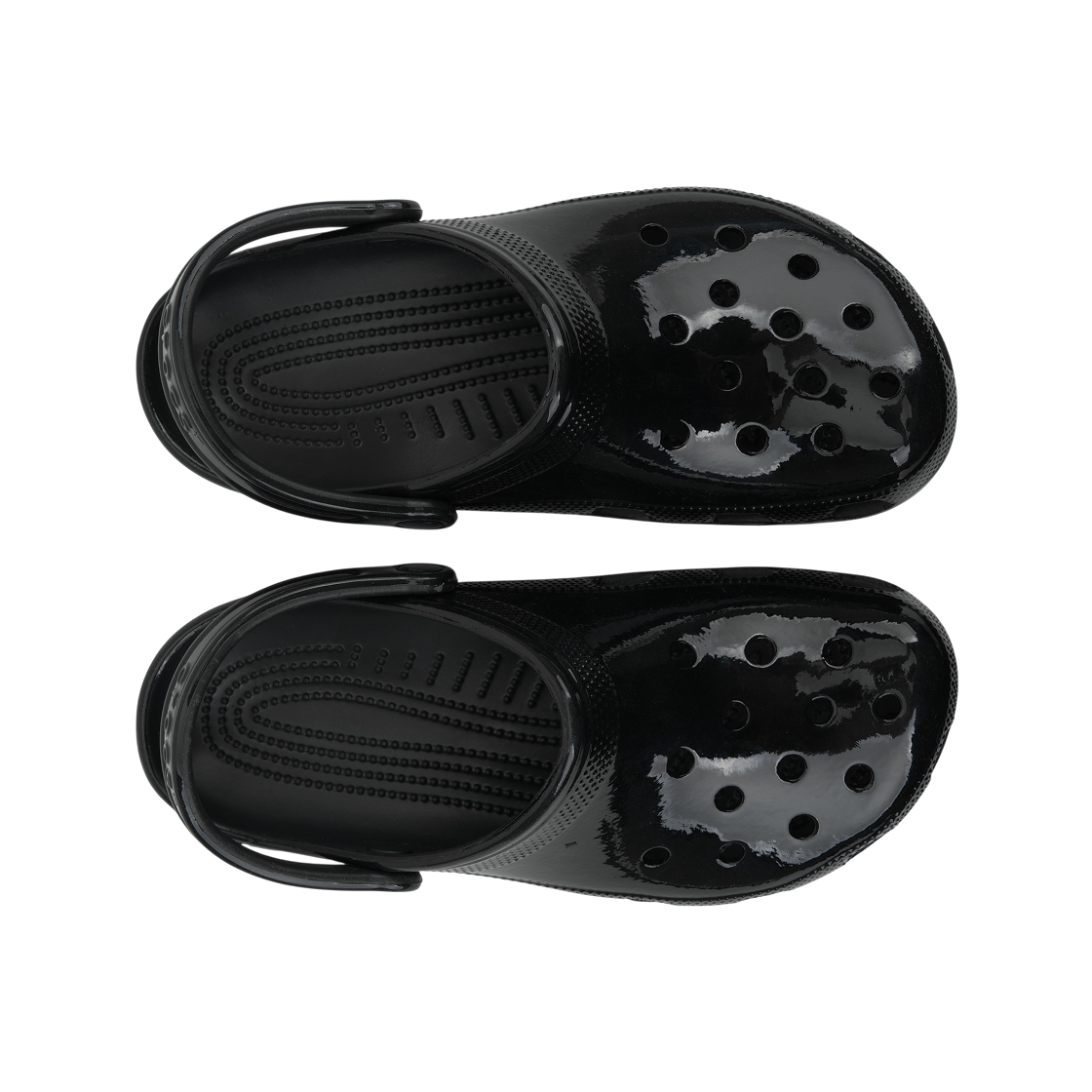 크록스 클래식 하이 샤인 클로그 블랙(Crocs Classic High Shine Clog Black) - 5