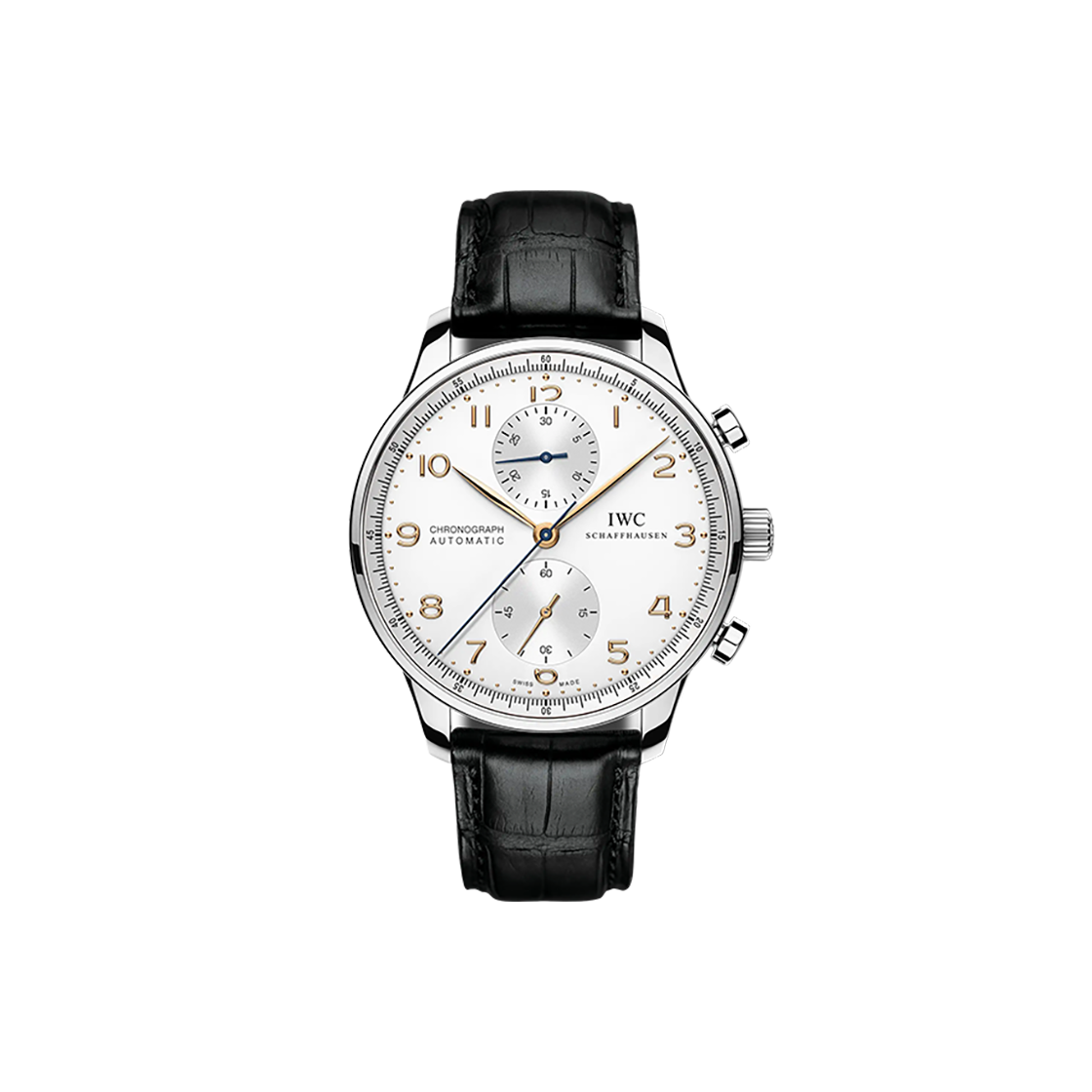 ITFWREABMJAQ IWC Portuguese Chronograph 40.9 - IW371445 Silver Arabic + Dot NO.8273