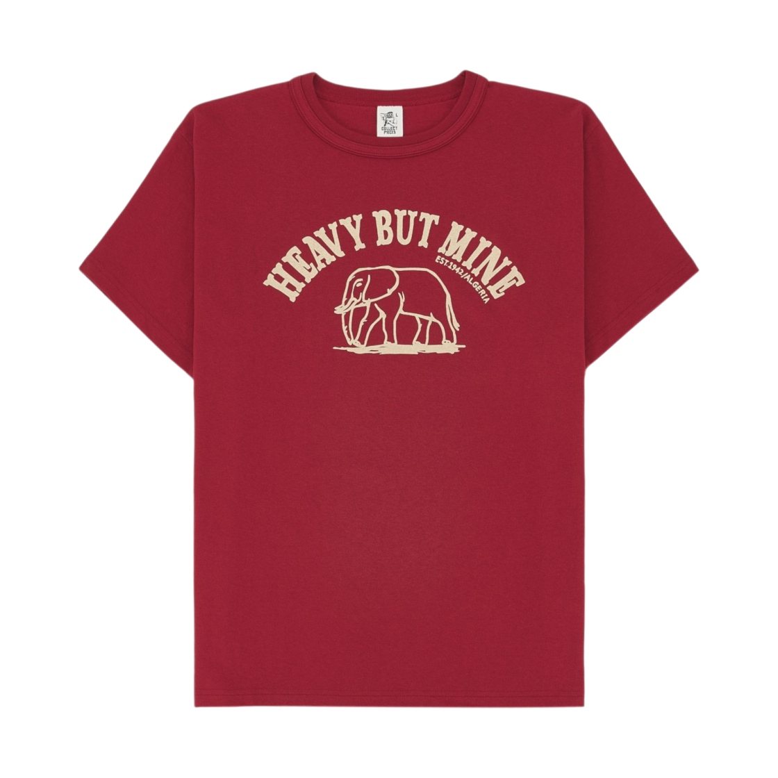 컬렉트 피시스 헤비 벗 마인 티셔츠 레드(Collect Pieces Heavy But Mine T-Shirt Red)