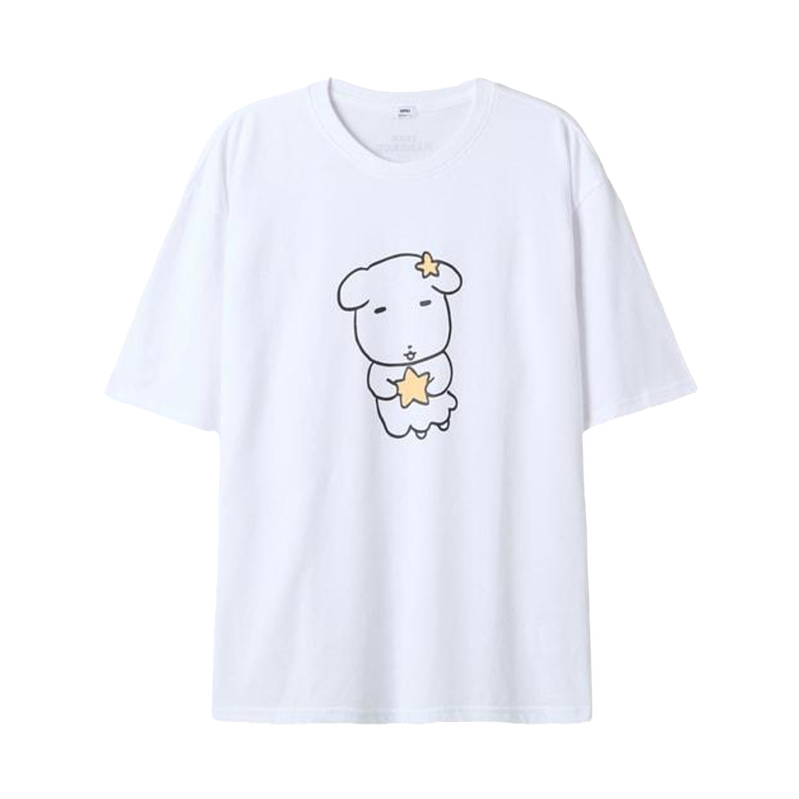 SPRLG49U01 Spao x Ganadi Constellation Short Sleeve T-Shirt Pink