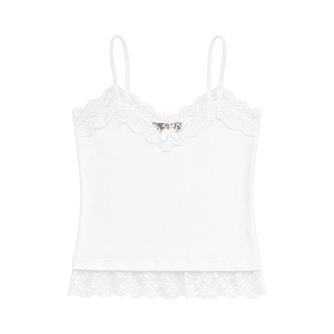 RS26FSV101IVR Rosefrantz Lace Trim Sleeveless [Ivory]