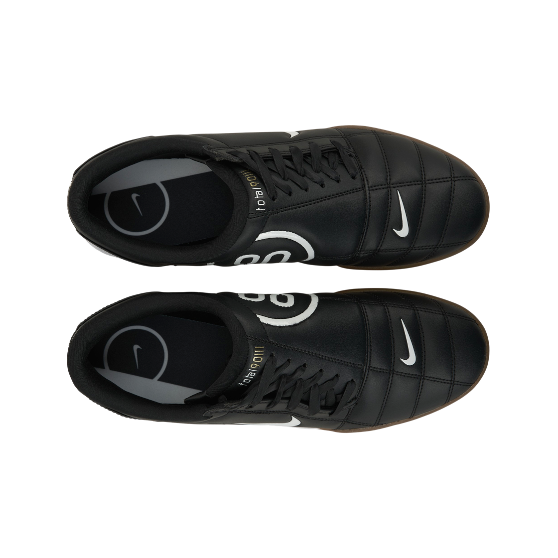 (W) 나이키 토탈 90 블랙 검 미디엄 브라운((W) Nike Total 90 Black Gum Medium Brown) - 5
