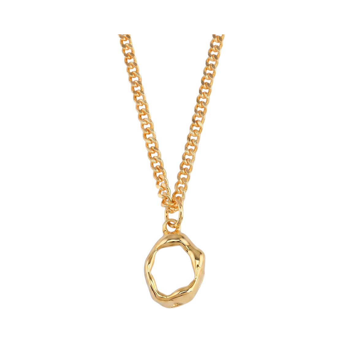 Nonenon-349 Nonenon Flexible Necklace Gold