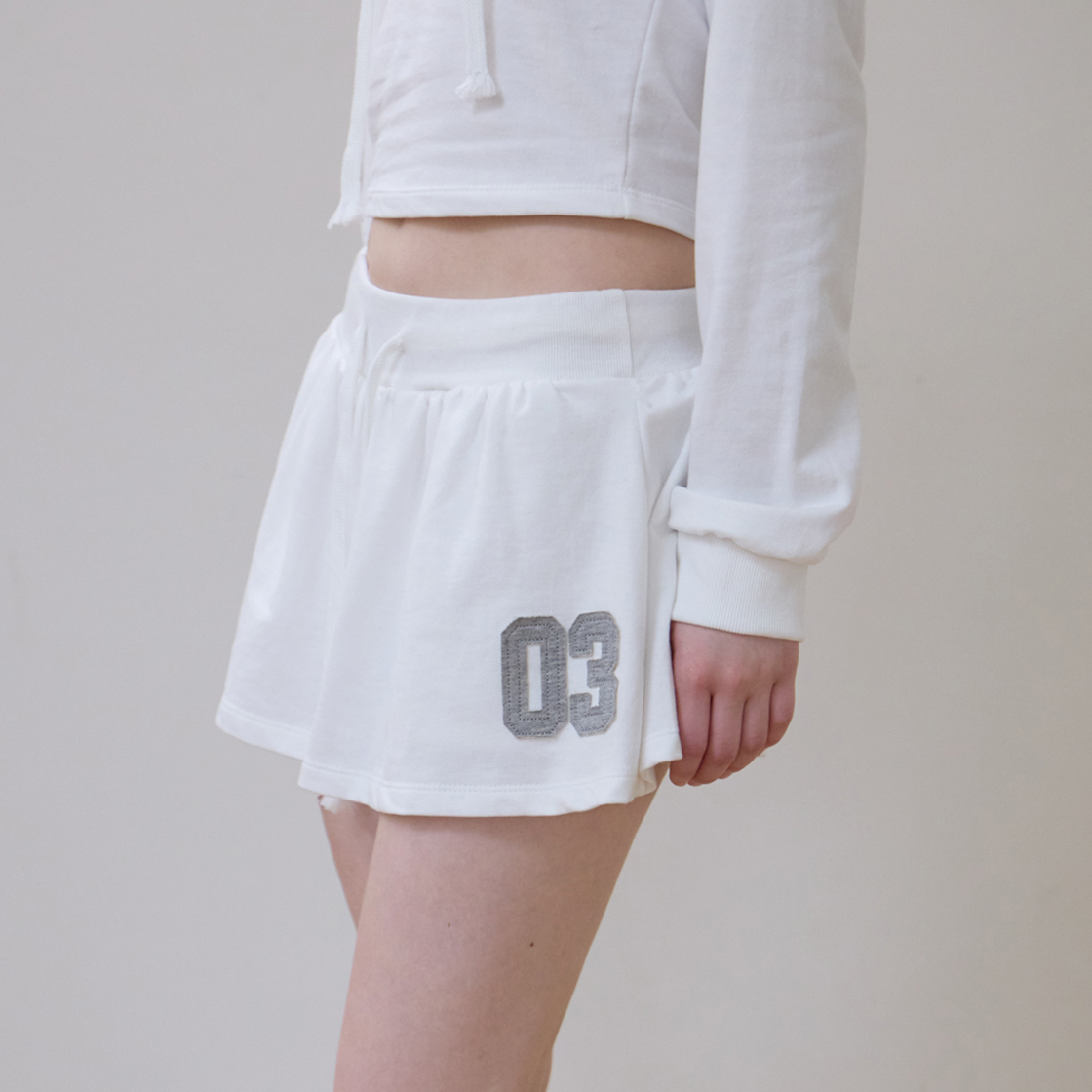 로제프란츠 패치워크 미니 스커트 [아이보리](Rosefrantz Patchwork Mini Skirt [Ivory]) - 3